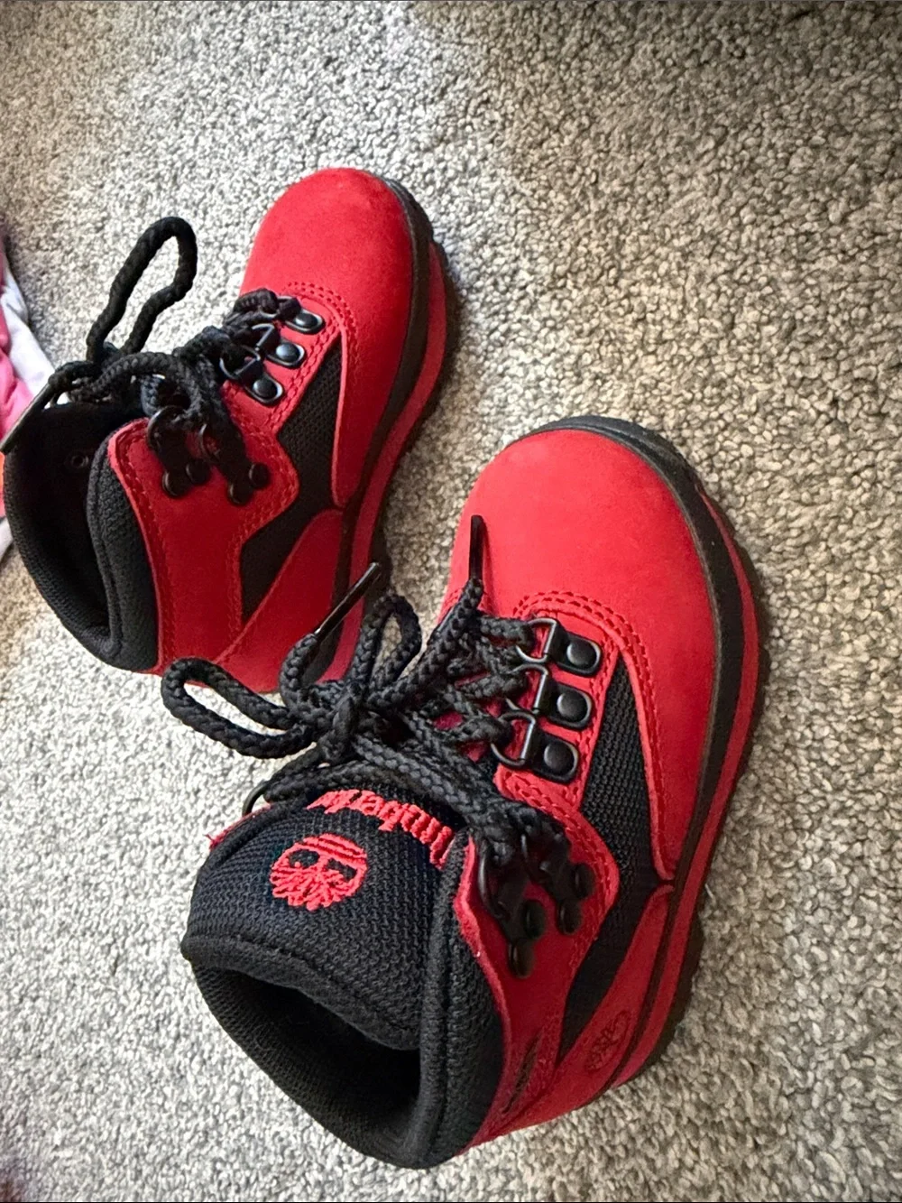 Timberland bold red
